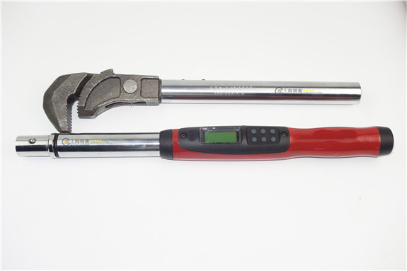 非標定制定扭矩560N.m鋼筋數顯角度扭矩扳手